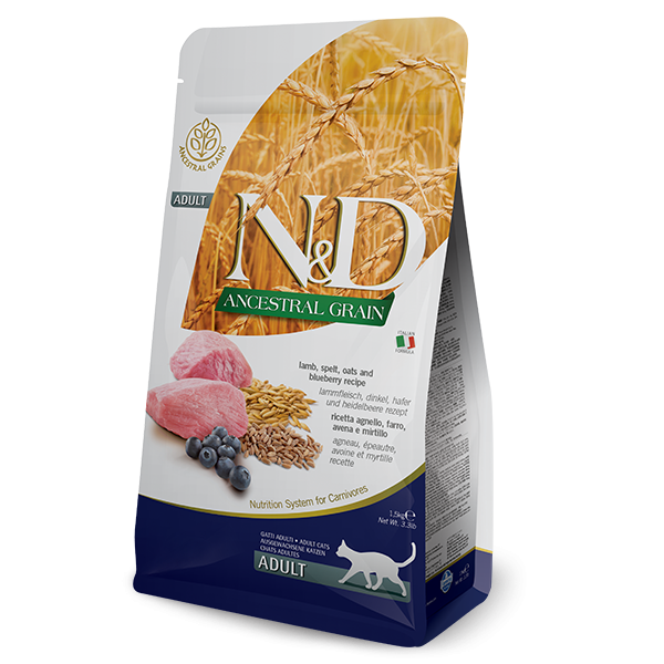N&D OCEAN MORİNA BALIĞI, KILÇIKSIZ BUĞDAY, YULAF & PORTAKAL YETİŞKİN 1,5kg